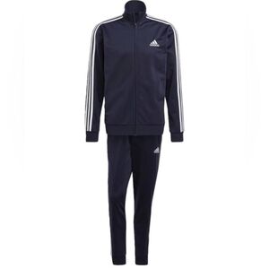 Adidas Tracksuit Mens 3 Stripes Blue & White Jacket & Joggers Size Small (NWT)